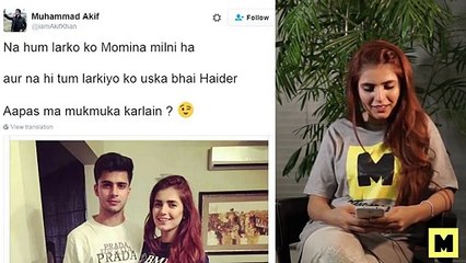 See What Momina Mustehsan Replied to Comments on Twitter