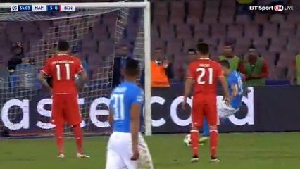 Milik A. (Penalty) Napoli 3-0 Benfica 28.09.2016
