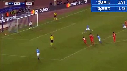Arkadiusz Milik Goal HD - Napoli 3-0 SL Benfica - 28.09.2016 HD