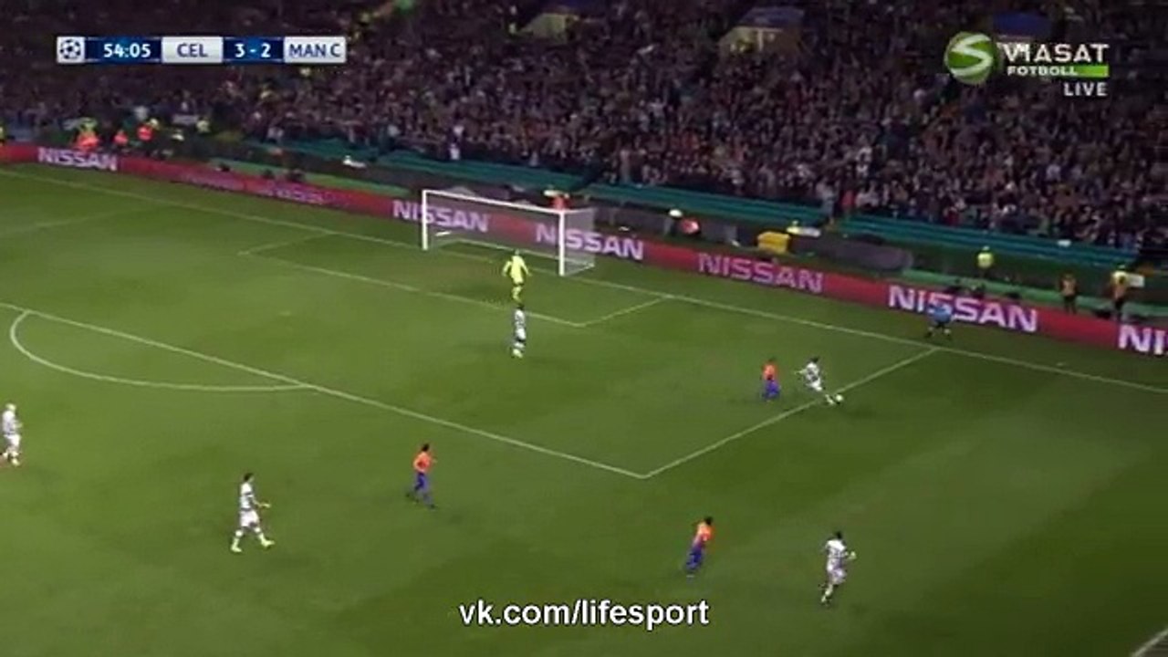 Aguero Goal - Celtic 2 x 2 Manchester City - UCL 16_17