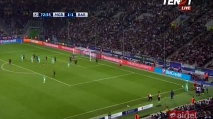 2-1 Gerard Piqué Goal HD - Borussia M'gladbach 1-2 Barcelona - 28.09.2016 HD