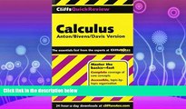 complete  CliffsQuickReview Anton s Calculus (Cliffs Quick Review (Paperback))