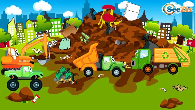 Car Cartoons for kids - The Police Car & The Ambulance. Emergency Vehicles Cartoons for children