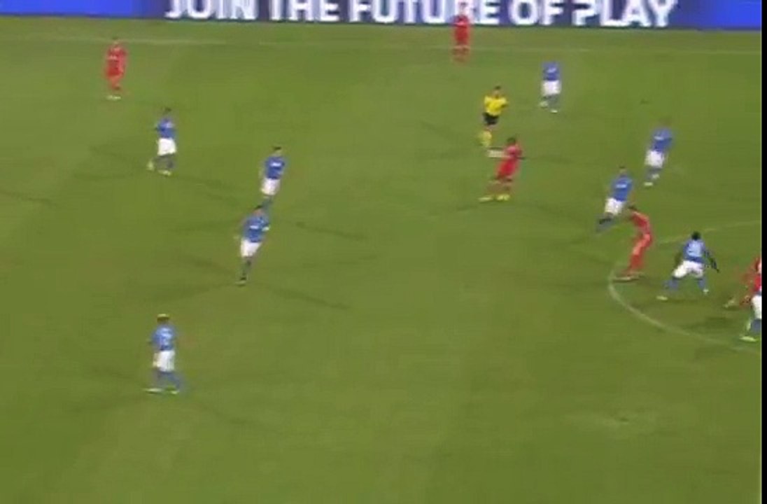 Goal SALVIO. Napoli 4-2 Benfica