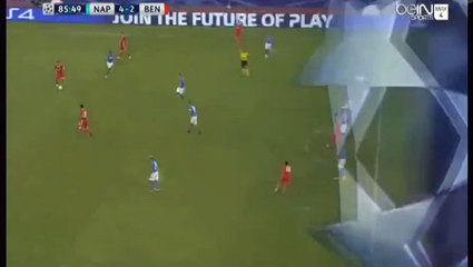 Eduardo Salvio Goal - Napoli 4-2 Benfica 28.09.2016