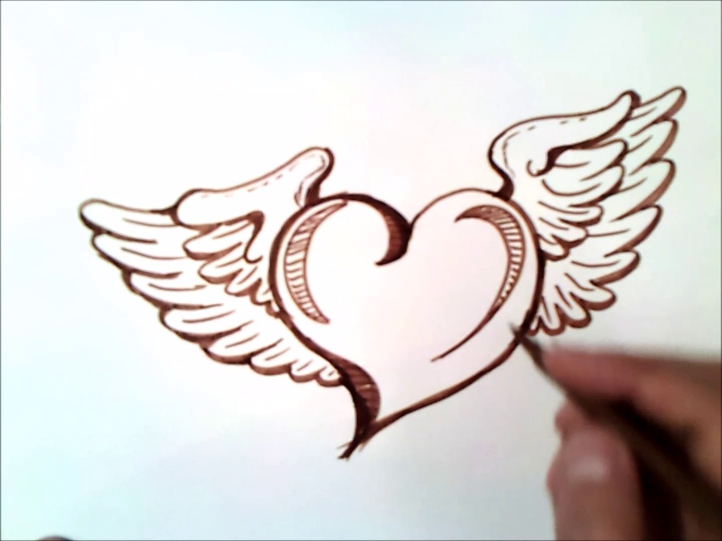 como dibujar un corazon con alas - Vídeo Dailymotion