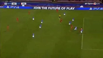 4-2 Eduardo Salvio Goal - Napoli 4-2 Benfica - 28.09.2016 HD