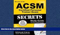 Pdf Online Secrets of the ACSM Certified Personal Trainer Exam Study Guide: ACSM Test Review for