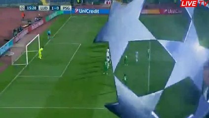 Natanael  Goal - Ludogorets 1-0 PSG 28.09.2016