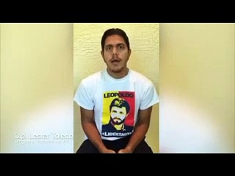 Lester Toledo  envió mensaje a los venezolanos