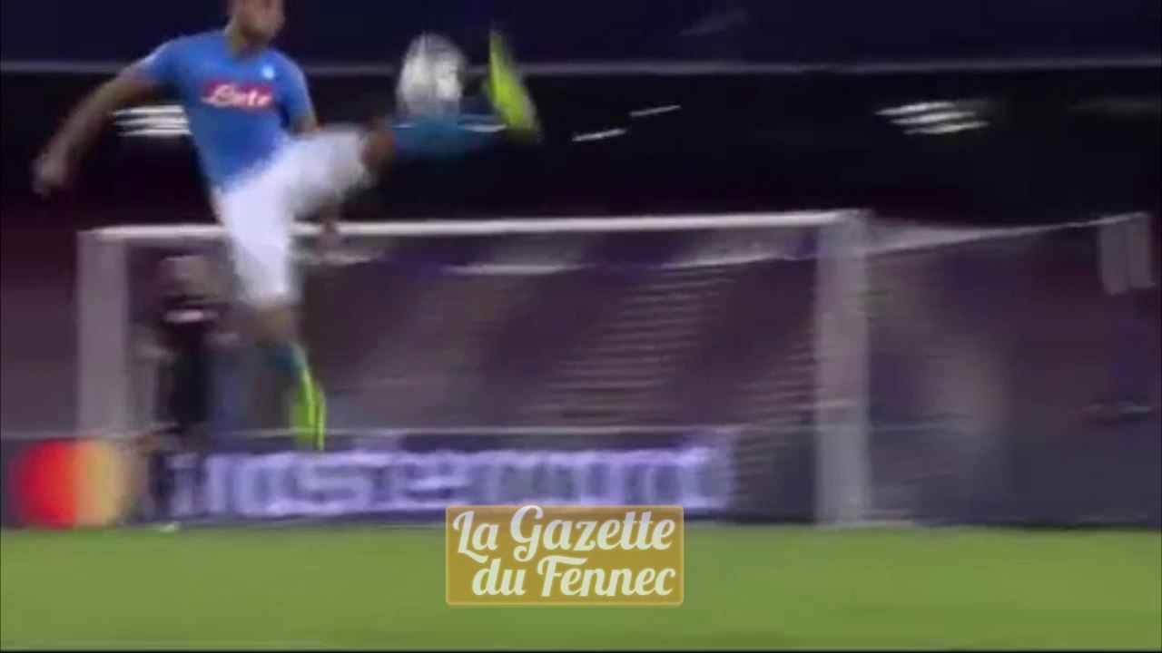 Ghoulam vs Benfica- Superbe contrôle porte manteau de Ghoulam !