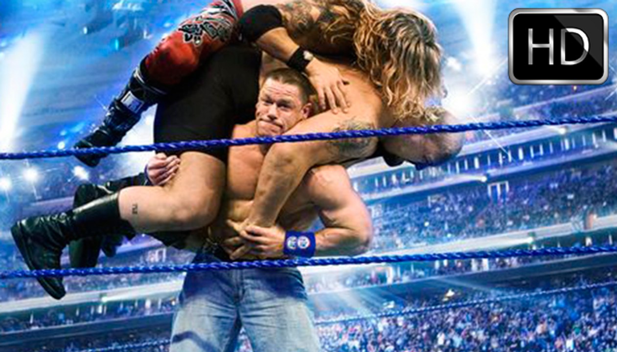 WWE Wrestlemania 25 John Cena vs Edge vs Big Show 720p HD