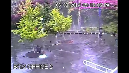 Crazy Lightning Strikes Way Too Close **