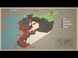 Who is gaining and losing territory in Syria?