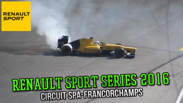 Renault Sport Series 2016 sur le Circuit de Spa-Francorchamps (Belgique) - F1, Endurance ELMS...