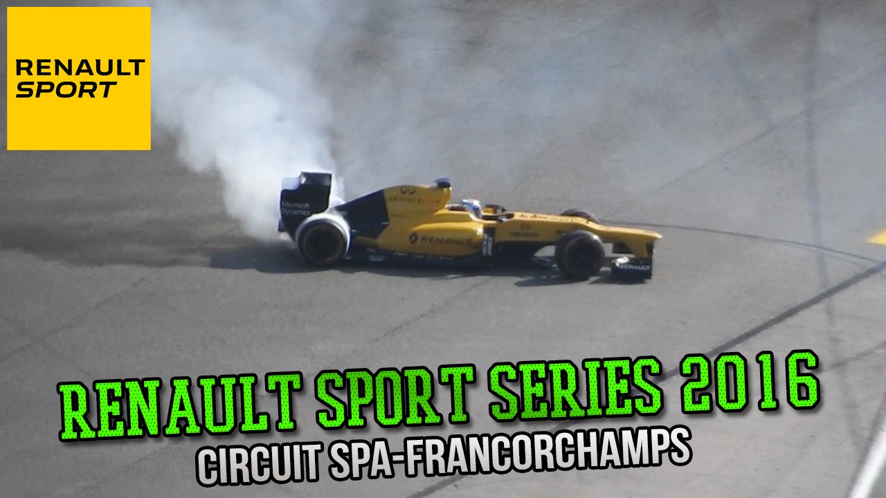 Renault Sport Series 2016 sur le Circuit de Spa-Francorchamps (Belgique) - F1, Endurance ELMS...