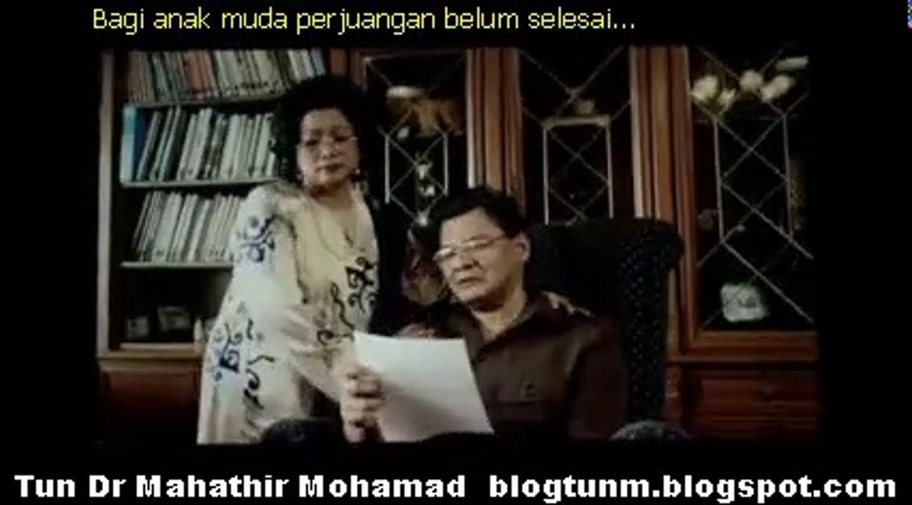 Bagi anak muda perjuangan belum selesai blogtunm.blogspot.com Tun Dr Mahathir