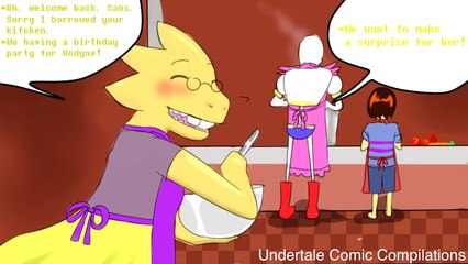 FUNNY AND SAD UNDERTALE COMIC DUBS COMPILATION! - SANS AND FRISK