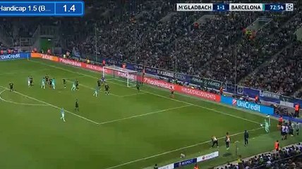 1-2 Gerard Piqué Goal HD - Monchengladbach 1-2 Barcelona 28.09.2016 HD