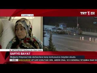 Tek başına Darbe'ye meydan okuyan kahraman Safiye Bayat röportajı