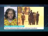Interview with journalist Bahati Remmy who was arrested in Uganda during a live report