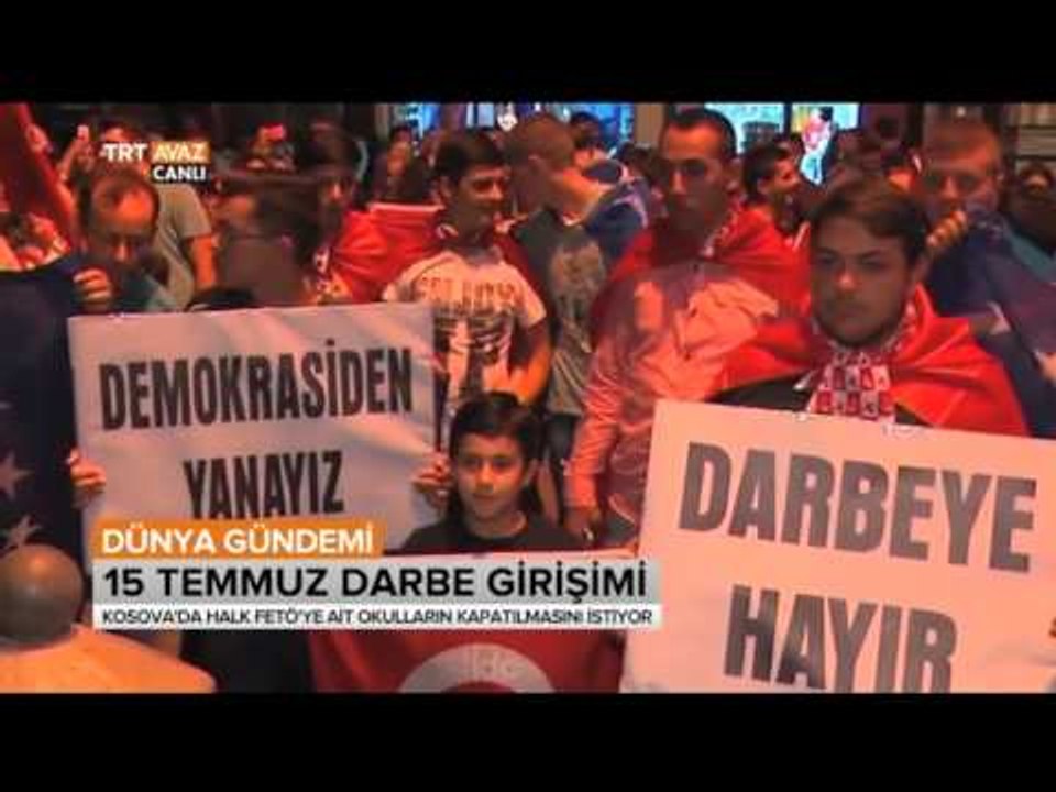 Türkiye'deki Darbe Girişimini Kosova Halkına Sorduk - Dünya Gündemi - TRT Avaz
