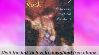 Understanding Rock - Essays in Musical Analysis E-Book