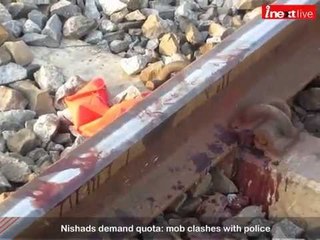 Nishads demand quota: mob clashes with police