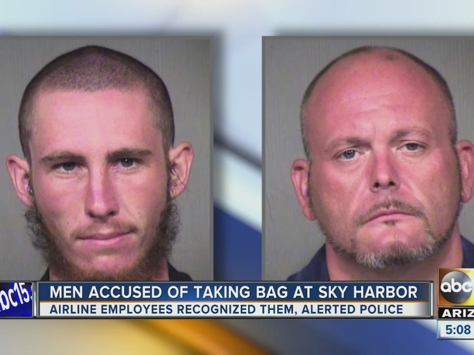 2 men accused of stealing passengers’ luggage from Sky Harbor airport ...