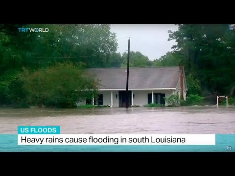 US Floods: Heavy rains cause flooding in south Louisiana, Roya Shadravan reports