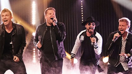 James Corden Performs EveryBody with The Backstreet Boys