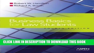[PDF] Business Basics for Law Students, Fourth Edition Popular Collection