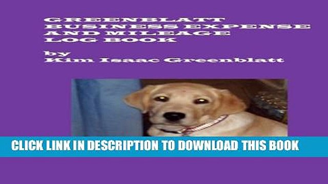[PDF] Greenblatt Business Expense and Mileage Log Book Popular Online