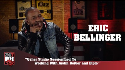 Eric Bellinger -Studio Session With Usher Led To Working With Justin Bieber & Diplo(247HH Exclusive) (247HH Exclusive)