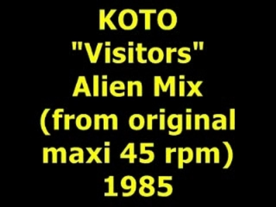 KOTO  "Visitors"  Maxi 45 rpm