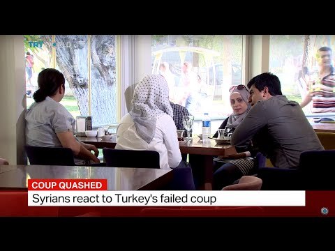 Syrians react to Turkey's failed coup, Ali Mustafa reports from Gaziantep