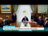 After The Coup: Erdogan approves military council decisions, Andrew Hopkins reports