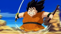 Dragon Ball Z - Yajirobe cuts off vegeta's tail_ Ultimate tenkiechi