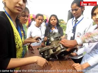 Engineering students learnt differences between Maruti 800 to Mercedes benz