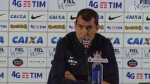 Fabio Carille analisa o desempenho do Corinthians na partida