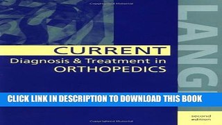 Collection Book Current Diagnosis   Treatment in Orthopedics
