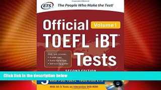 Big Deals  Official TOEFL iBTÂ® Tests Volume 1, 2nd Edition  Free Full Read Most Wanted