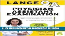 [PDF] Lange Q A Physician Assistant Examination, 6th (sixth) edition Full Online