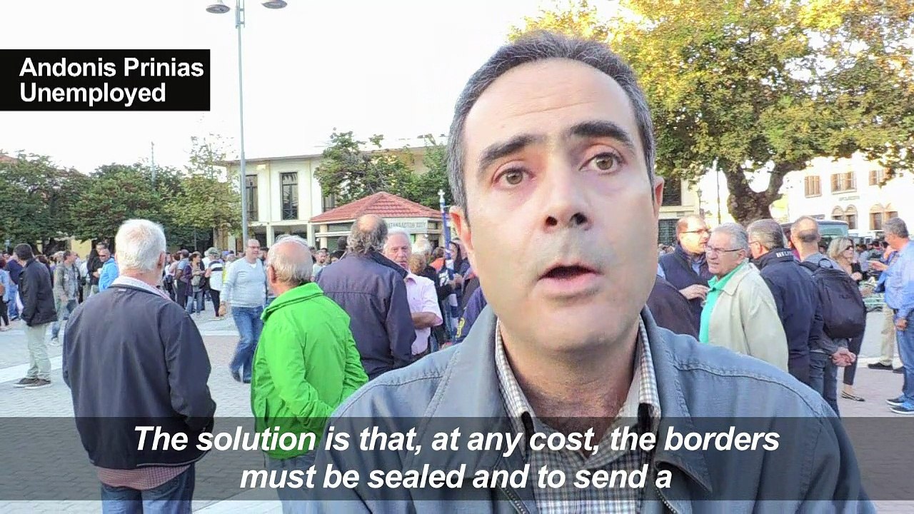 Greece's Chios islanders hold anti-migrant rally