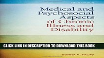New Book Medical And Psychosocial Aspects Of Chronic Illness And Disability