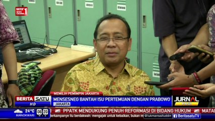 Mensesneg Pratikno Bantah Isu Bertemu Prabowo Subianto
