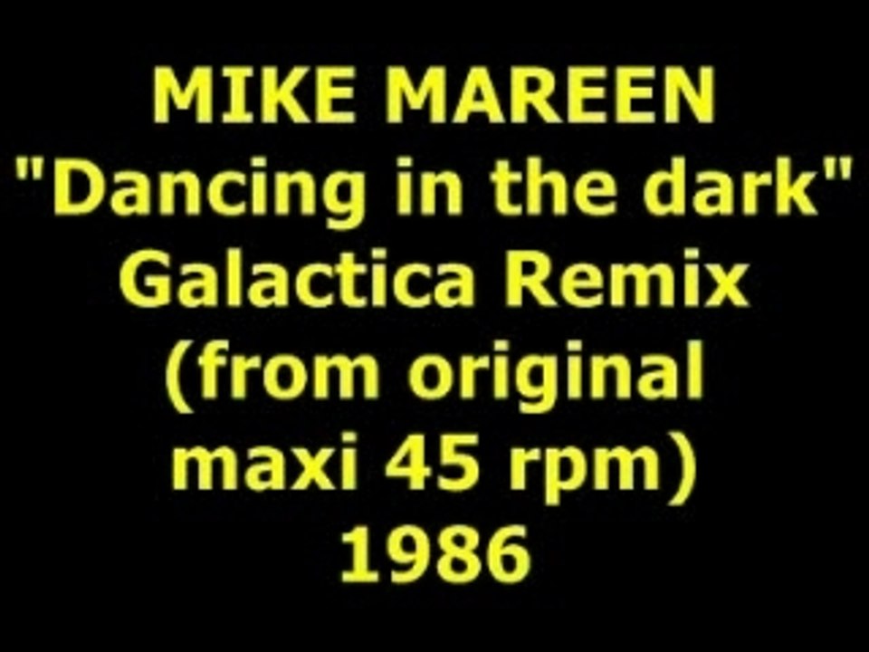 MIKE MAREEN  "Dancing in the dark"  Maxi 45 rpm
