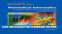 Collection Book Biomedical Informatics: Computer Applications in Health Care and Biomedicine