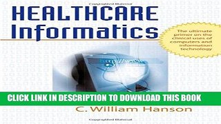 New Book Healthcare Informatics