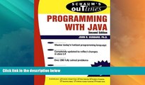 Big Deals  Schaum s Outline of Programming with Java  Best Seller Books Best Seller